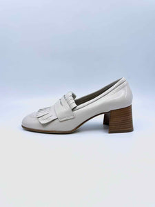 BALDININI Size 6 Taupe Patent Leather Solid Pumps
