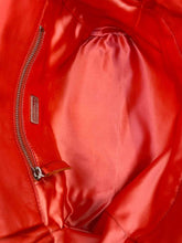 Load image into Gallery viewer, JIL SANDER Red Orange Leather Perforated Handbag
