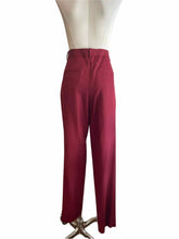 Load image into Gallery viewer, VICTORIA BECKHAM Burgundy Pants | 6
