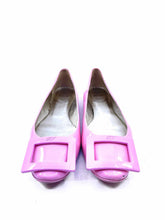 Load image into Gallery viewer, ROGER VIVIER Size 5.5 Pink Patent Leather Solid Flats
