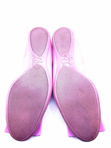 ROGER VIVIER Size 5.5 Pink Patent Leather Solid Flats