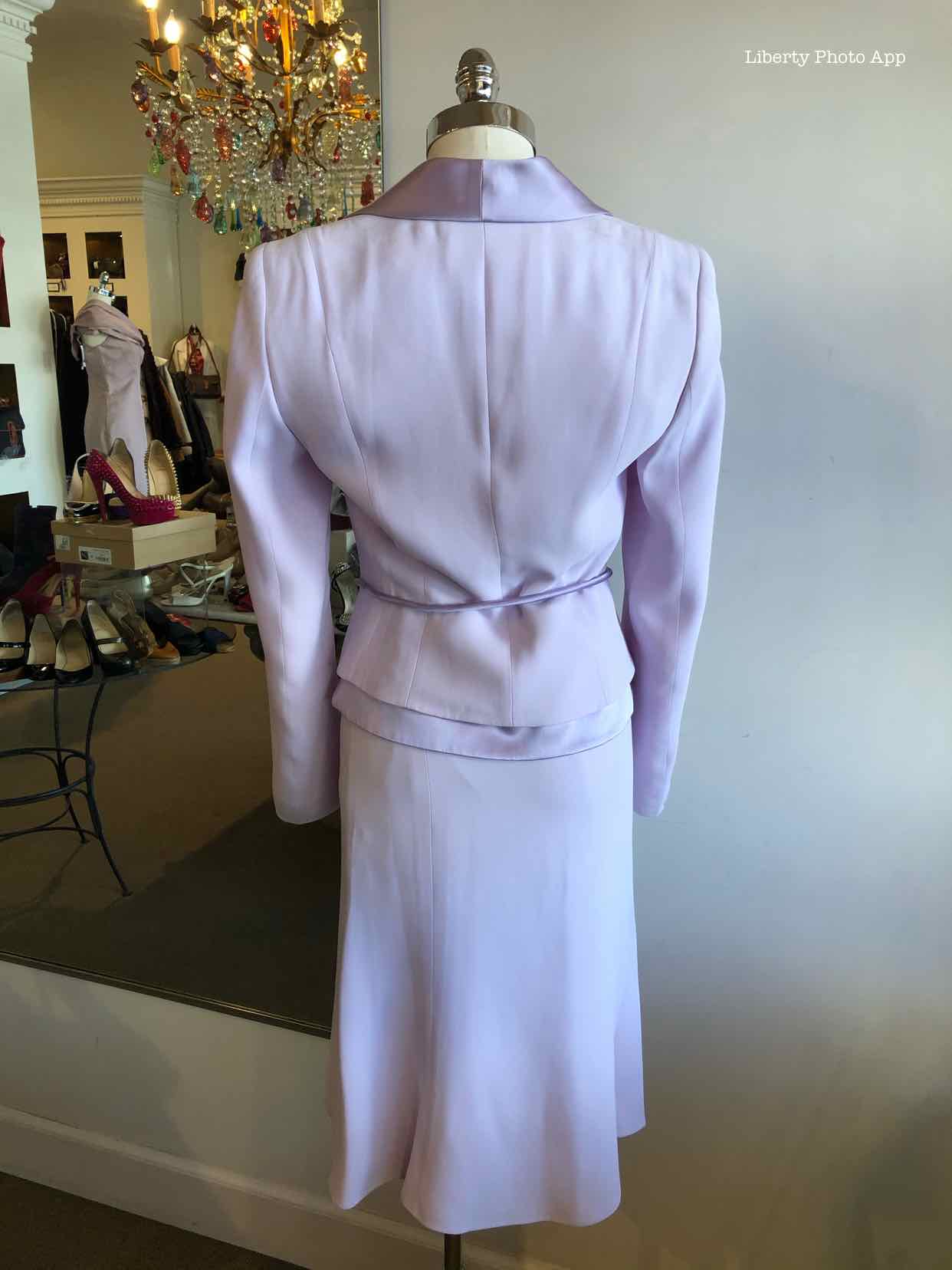 Lavender skirt suit shop