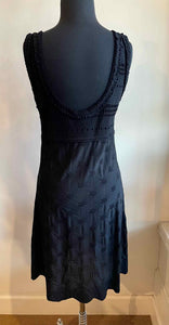 CHANEL Size 40 Black Dress