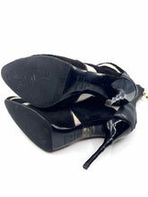 Load image into Gallery viewer, BALMAIN Black &amp; White Animal Print Ankle Boot | 7.5
