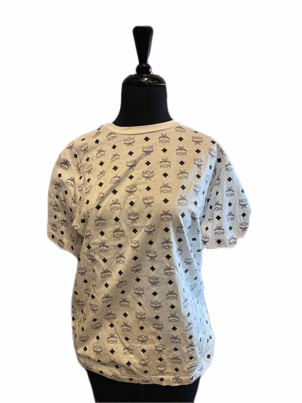White mcm shirt cheap