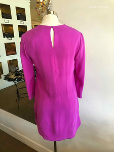 RALPH LAUREN Bright Purple Solid Dress | 4