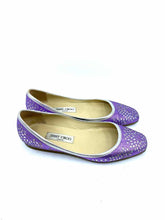Load image into Gallery viewer, JIMMY CHOO Glitter Floral Flats | 8 - Labels Luxury
