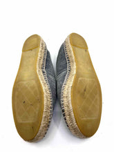 Load image into Gallery viewer, CHANEL Grey Suede Espadrille Flat | 11
