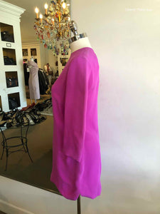 RALPH LAUREN Bright Purple Solid Dress | 4