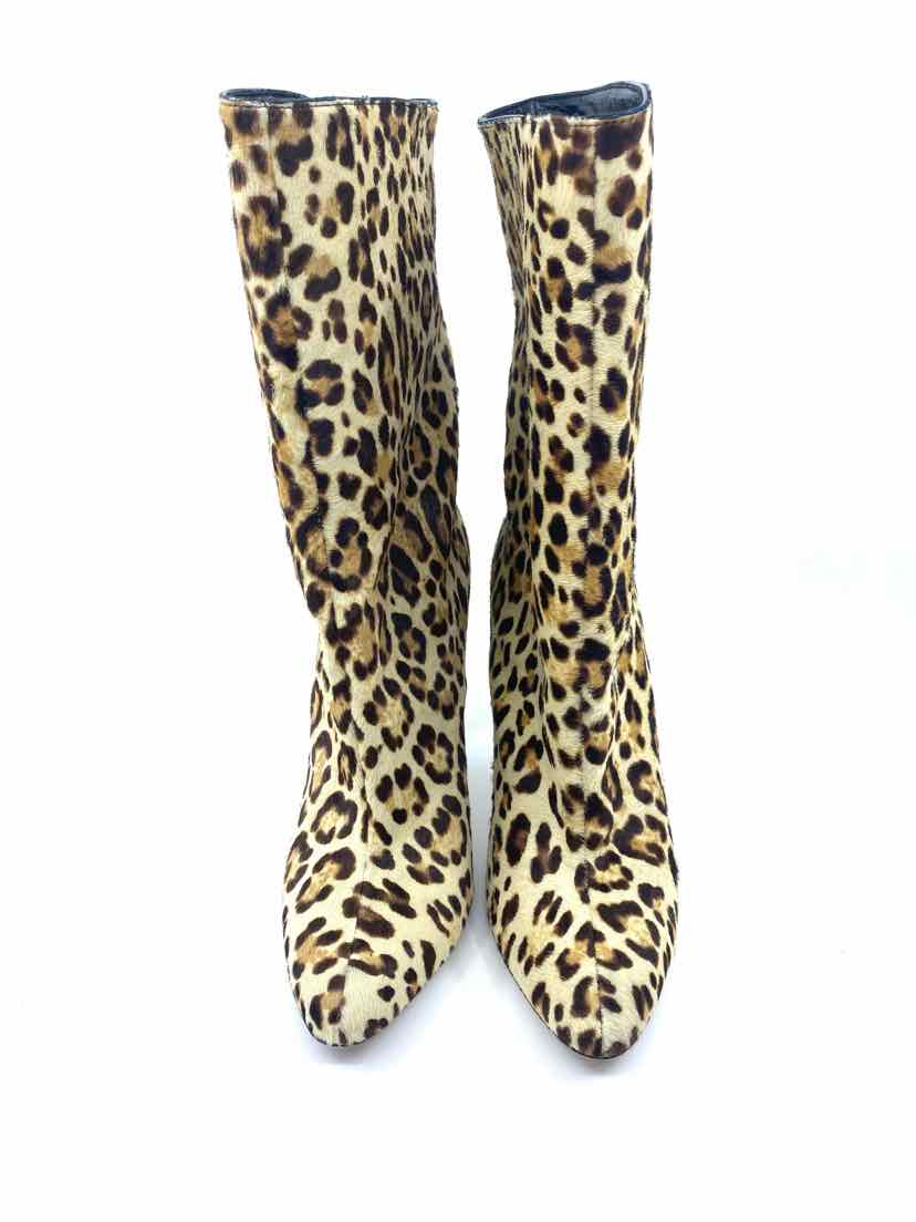 JIMMY CHOO Cheetah Print Ankle Boot | 8 - Labels Luxury