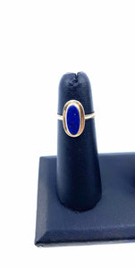 Oval Lapis Ring