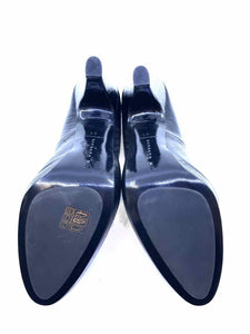 BARBARA BUI Size 10.5 Black Leather Pumps