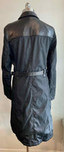 Load image into Gallery viewer, PRADA Size 10 Black Nylon Solid Coat
