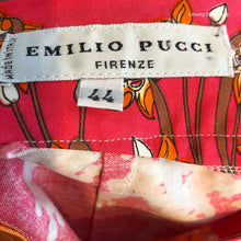 Load image into Gallery viewer, EMILIO PUCCI Hot Pink Floral Skirt | 10 - Labels Luxury
