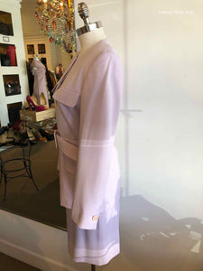 ESCADA Lavender Buckle Skirt Suit | 4 - Labels Luxury