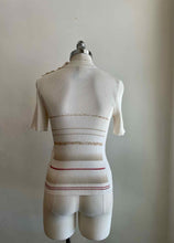 Load image into Gallery viewer, CHANEL Size 6 Off White Blouse
