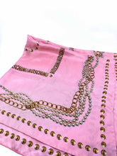 Load image into Gallery viewer, MOSCHINO Pink, White Scarf
