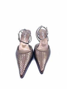 STEPHANE KELIAN Size 6.5 Bronze Leather Sandals