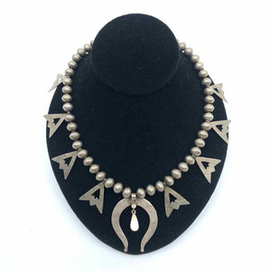 Sterling Silver Arrowhead Turquoise Necklace - Labels Luxury