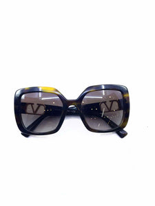 VALENTINO Brown Print Sunglasses
