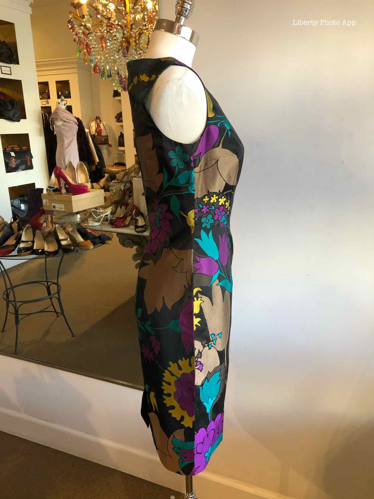 Escada outlet floral dress