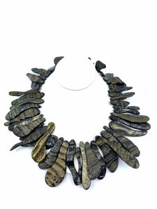 MONIES Black & Green Necklace