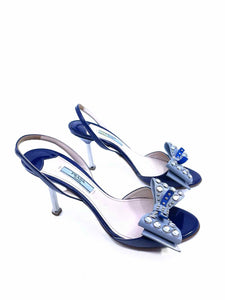 PRADA Size 6 Blue Sandals