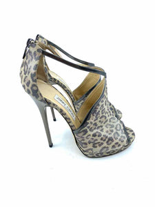 JIMMY CHOO Cheetah Print Sandals | 9 - Labels Luxury