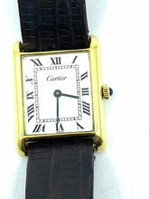 Load image into Gallery viewer, CARTIER 18K Gold Tank Solo Petite Watch
