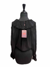 Load image into Gallery viewer, ETRO Black Silk Ruffled Blouse | 2
