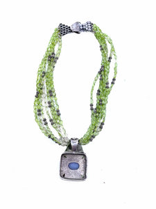 Green Peridot Necklace