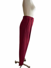 Load image into Gallery viewer, VICTORIA BECKHAM Burgundy Pants | 6
