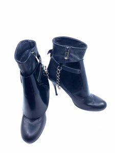 VIVIENNE WESTWOOD Size 7.5 Black Leather Ankle Boot
