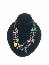 Load image into Gallery viewer, CHRISTIN WOLF Gem Stone and Sterling Charm Necklace - Labels Luxury
