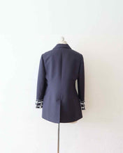 Load image into Gallery viewer, CHRISTIAN DIOR Size 12 Navy Blazer
