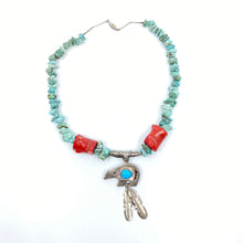 Load image into Gallery viewer, NAVAJO Sterling SIlver Turquoise Necklace - Labels Luxury

