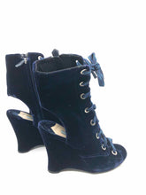 Load image into Gallery viewer, PRADA Blue Lace Up Ankle Boot | 8 - Labels Luxury
