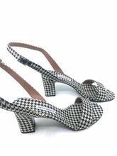 Load image into Gallery viewer, TABITHA SIMMONS Houndstooth Sandals | 8 - Labels Luxury
