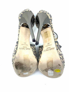 JIMMY CHOO Cheetah Print Sandals | 9 - Labels Luxury