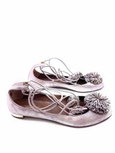 Load image into Gallery viewer, AQUAZZURA Size 10 Pink Leather Flats
