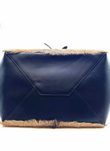 Load image into Gallery viewer, CELINE Black &amp; beige Leather Goat Handbag
