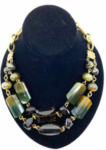 STEPHEN DWECK Bronze and Quartz Necklace - Labels Luxury