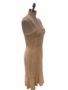 DOUGLAS HANNANT Yellow Tweed Dress | 8