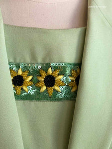 ESCADA Beaded Flower Dress Set - Labels Luxury