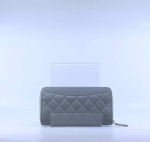 Load image into Gallery viewer, CHANEL Baby Blue Leather Quilted Lamb Skin Wallet
