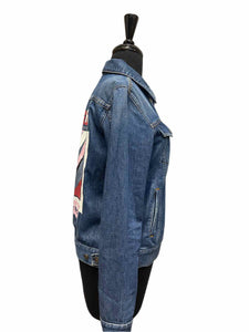KENZO Size 4 Blue Denim Solid Jacket