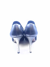 Load image into Gallery viewer, PRADA Size 6 Navy Suede Pumps
