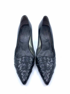 BOTTEGA VENETA Black Leather Pumps | 7