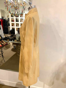 ALBERTA FERRETTI Yellow Silk Dress | 10