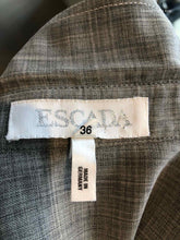 Load image into Gallery viewer, ESCADA Silver Button Up Skirt Suit | 4 - Labels Luxury
